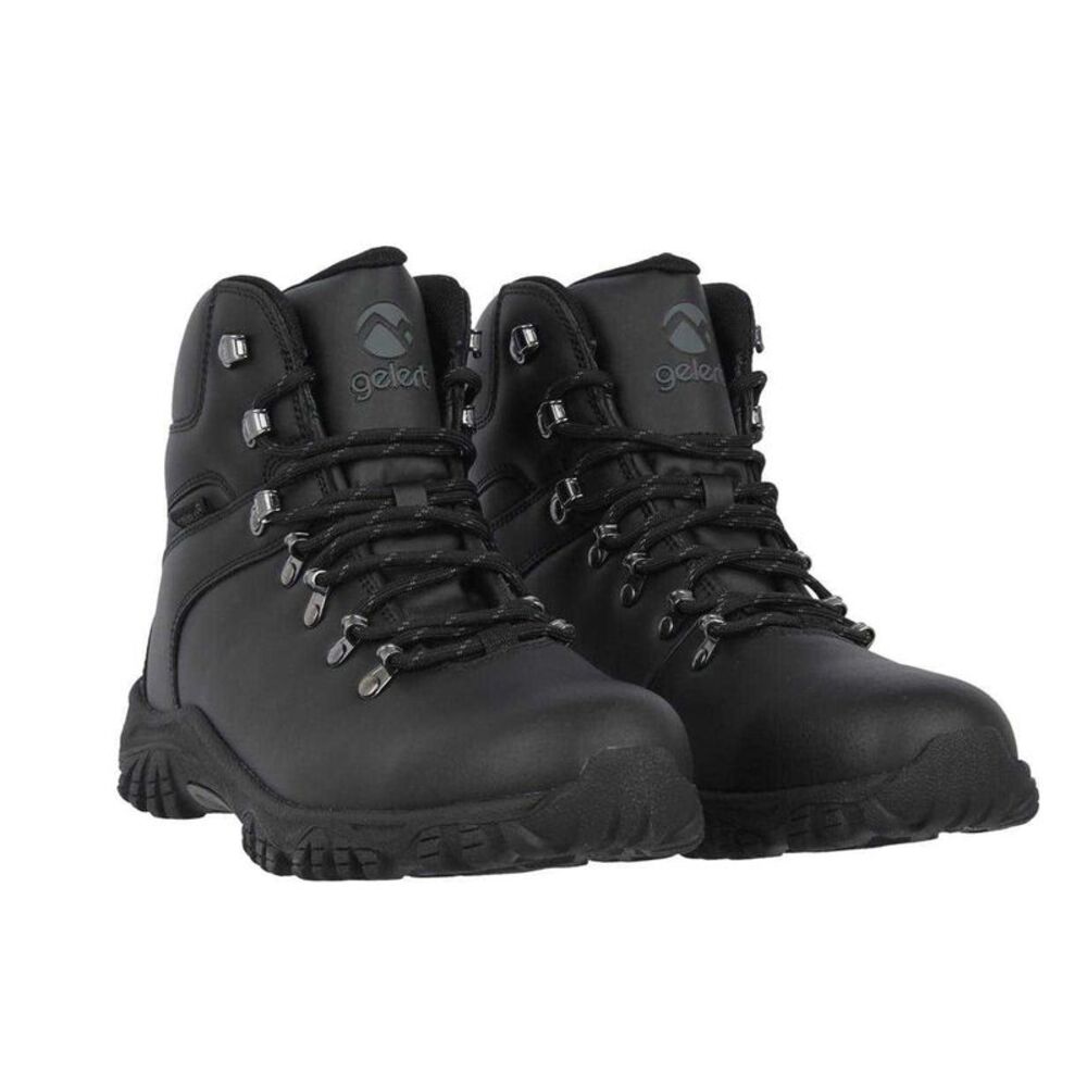 Gelert Mens Leather Waterproof Walking Boots / Black
